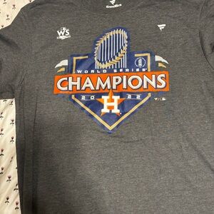 fanatics houston astros world series 2022 grey gray heather tee